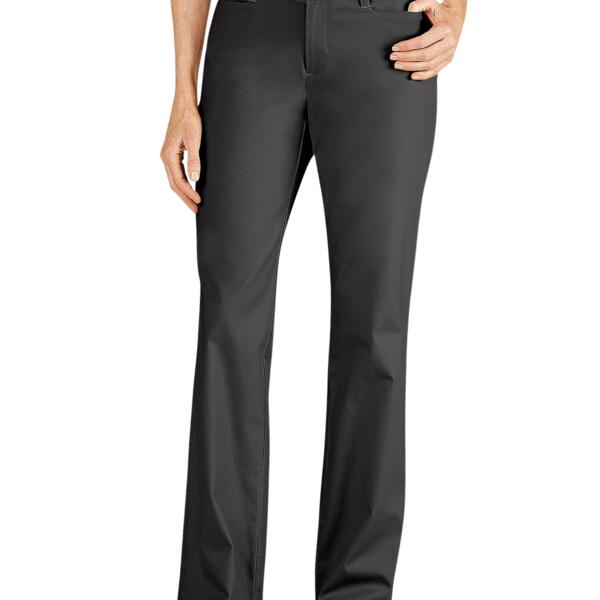 Ladies' Curvy Fit Straight Leg Flat Front Pant Thumbnail