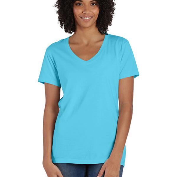Ladies' V-Neck T-Shirt Thumbnail