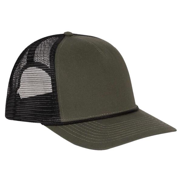 Cotton Retro Rope Trucker Hat Thumbnail