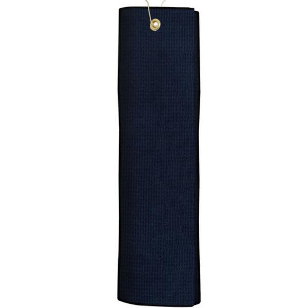 Microfiber Waffle Golf Towel with Tri-Fold Grommet Thumbnail