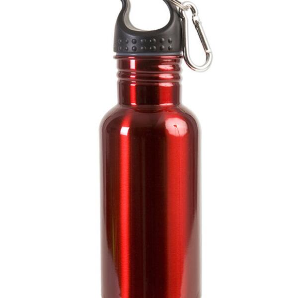 17oz Stainless Steel Adventure Water Bottle With Carabiner Thumbnail