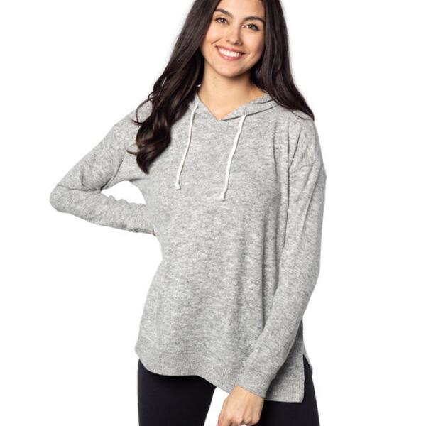 Ladies' Cozy Tunic Hooded Sweatshirt Thumbnail