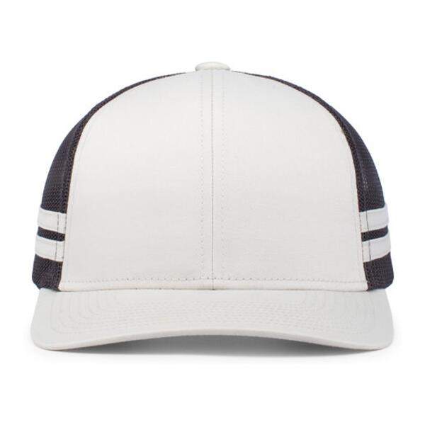 Low-Profile Stripe Trucker Cap Thumbnail