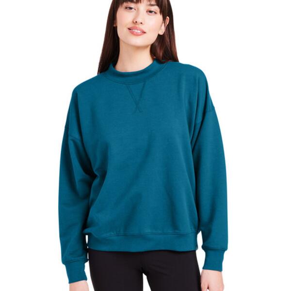 Ladies' Vintage Oversized Crew Pullover Thumbnail