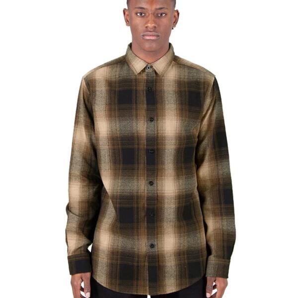Men's Plaid Flannel Overshirt Thumbnail
