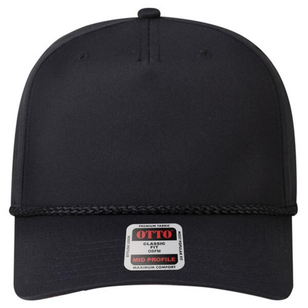 OTTO CAP® 5 Panel Mid Profile Baseball Cap Thumbnail