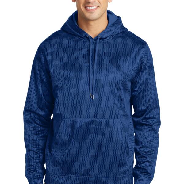 Sport Wick ® CamoHex Fleece Hooded Pullover Thumbnail