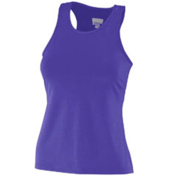 Ladies' Polyester Spandex Racer Tank Thumbnail
