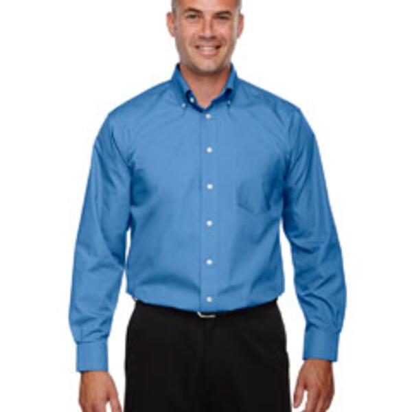 Men's Crown Collection® Tall Solid Broadcloth Woven Shirt Thumbnail