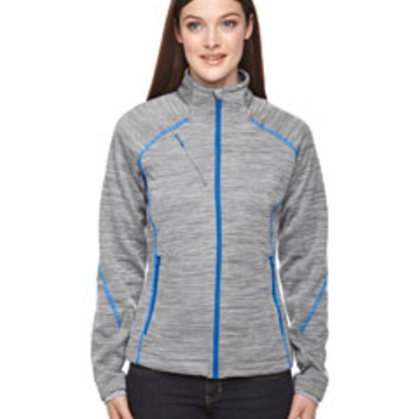 Ladies' Flux Mélange Bonded Fleece Jacket Thumbnail