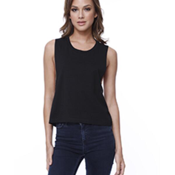 Ladies' Muscle Crop T-Shirt Thumbnail