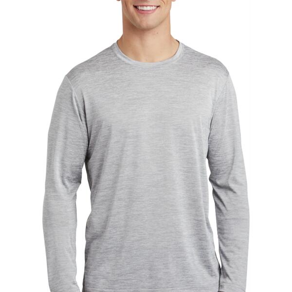 PosiCharge ® Long Sleeve Electric Heather Tee Thumbnail