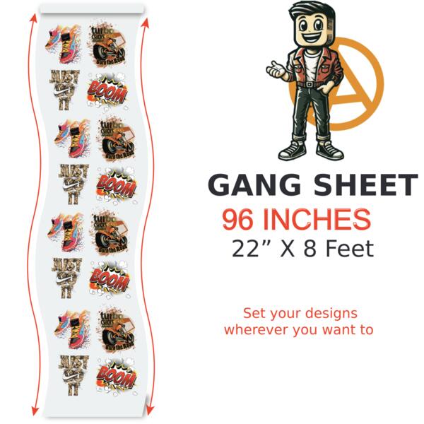 Create - DTF Gang Sheet - 22 " x 96 " Thumbnail